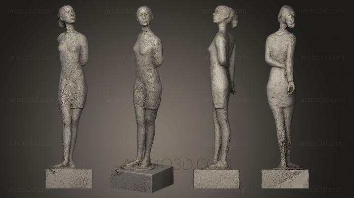 Figurines of girls (STKGL_0093) 3D model for CNC machine